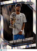 Shai Gilgeous-Alexander 2025 Prizm Black Shock 38/249 Oklahoma City Thunder