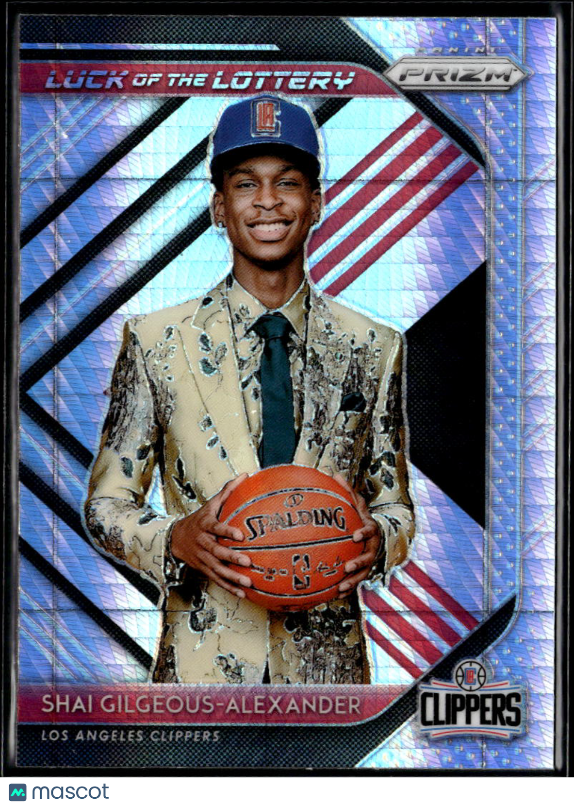 Shai Gilgeous-Alexander 2018-19 Prizm Luck of the Lottery Hyper RC Clippers