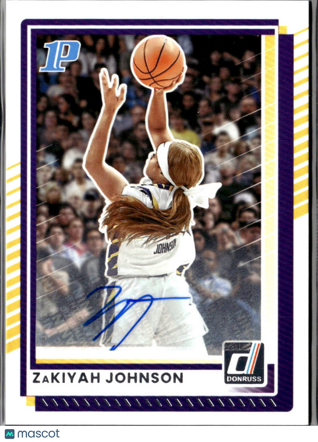 Zakiyah Johnson 2025 Donruss Auto Autograph WNBA LSU Tigers