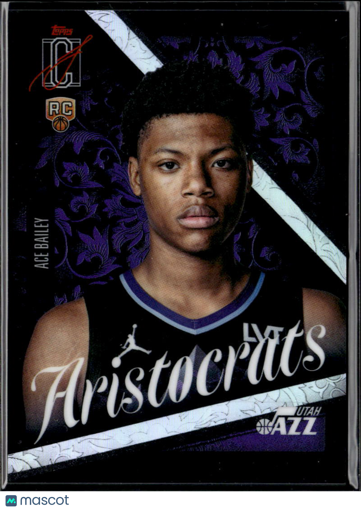 Ace Bailey 2026 Topps Signature Class Aristocrats CASE HIT RC Utah Jazz