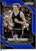Miikka Muurinen 2026 Prizm Blue Wave Prizm Rookie RC Arkansas 173/249