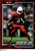 Jeremiyah Love 2026 Topps Team Logo Variation SSP Rookie RC Arizona Cardinals