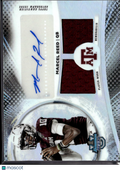 Marcel Reed 2025 Bowman's Best Auto Autograph Patch RC Texas A&M Aggies