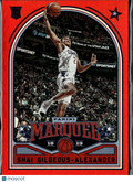 Shai Gilgeous-Alexander 2018-19 Chronicles Marquee Red RC 61/149 OKC Clippers