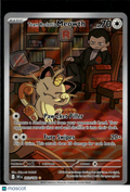 Team Rocket's Meowth 2025 Destined Rivals Holo Secret Rare #203/182