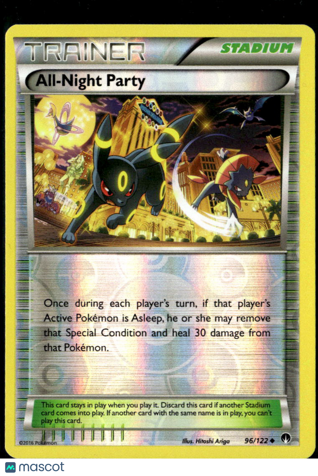 All-Night Party 2016 BREAKpoint Reverse Holo Uncommon #96/122