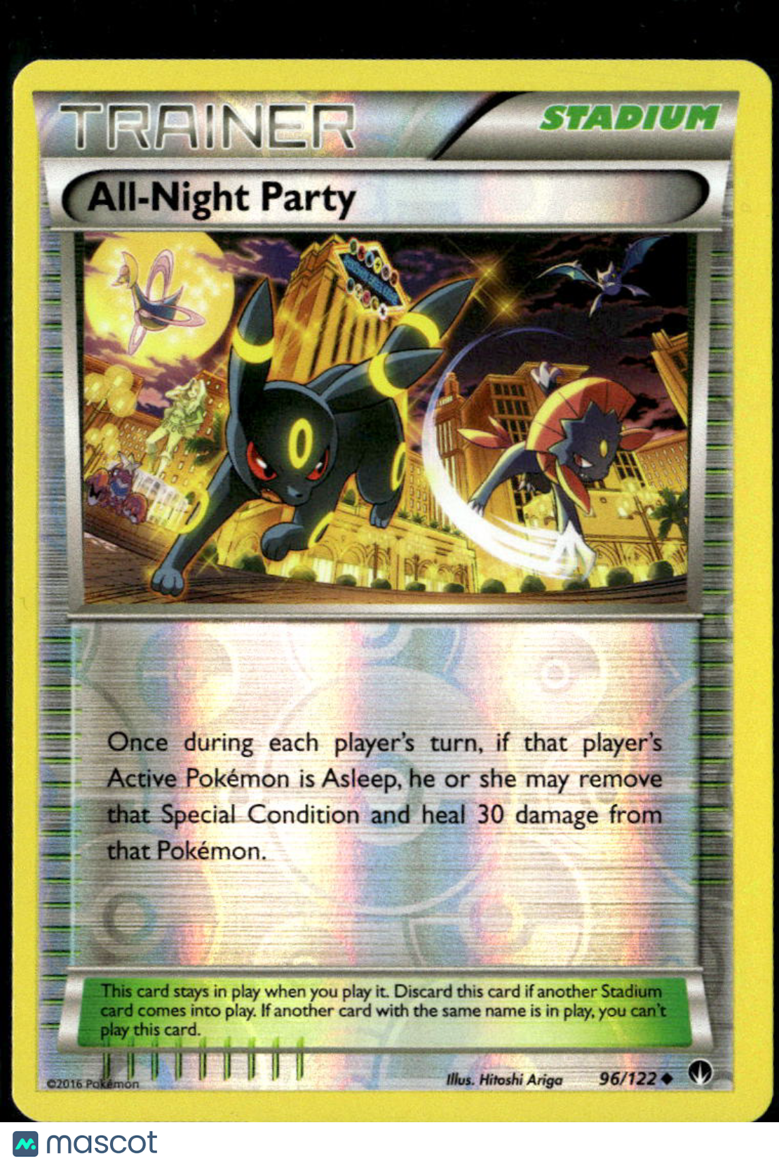 All-Night Party 2016 BREAKpoint Reverse Holo Uncommon #96/122