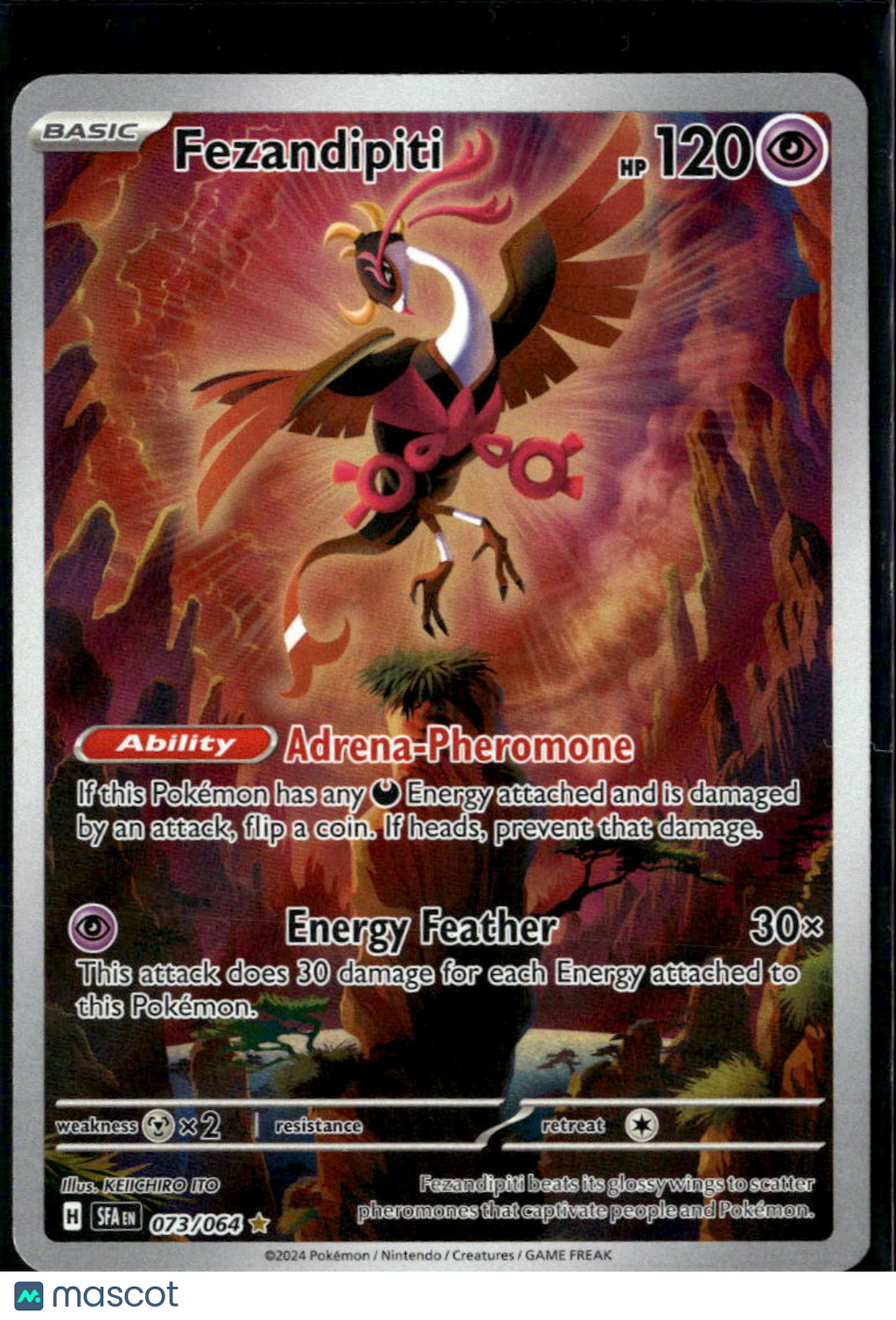 Fezandipiti 2024 Shrouded Fable Holo Secret Rare #73/64