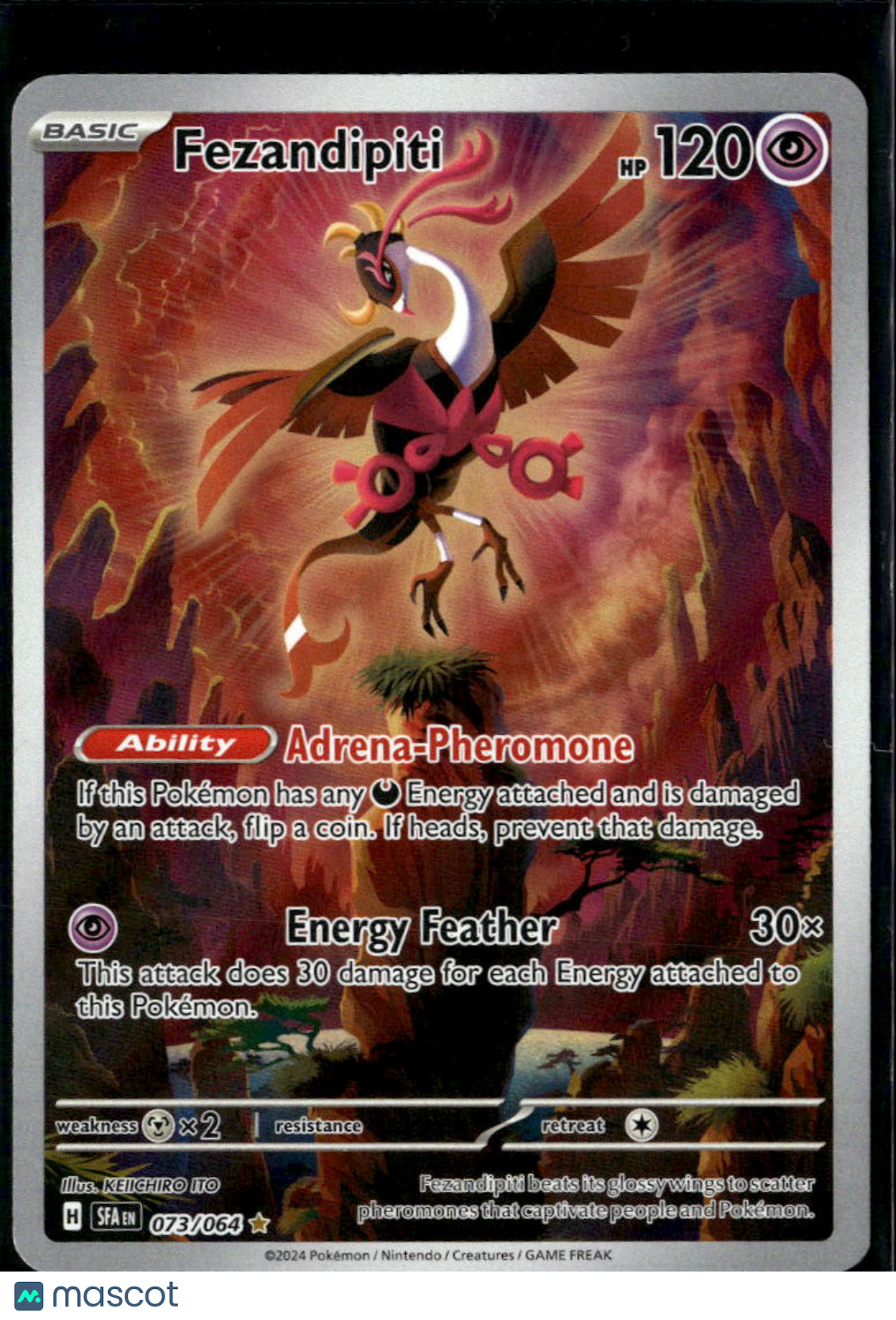 Fezandipiti 2024 Shrouded Fable Holo Secret Rare #73/64