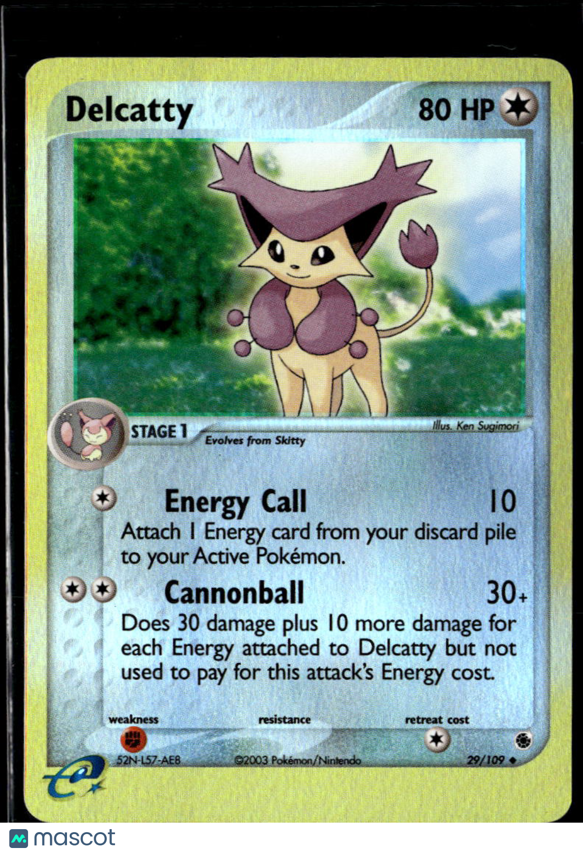 Delcatty 2003 EX Ruby & Sapphire Uncommon #29/109