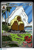 Alolan Dugtrio 2024 Surging Sparks Holo Secret Rare #208/191