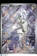 N'S Reshiram 2025 Journey Together Holo Secret Rare #167/159