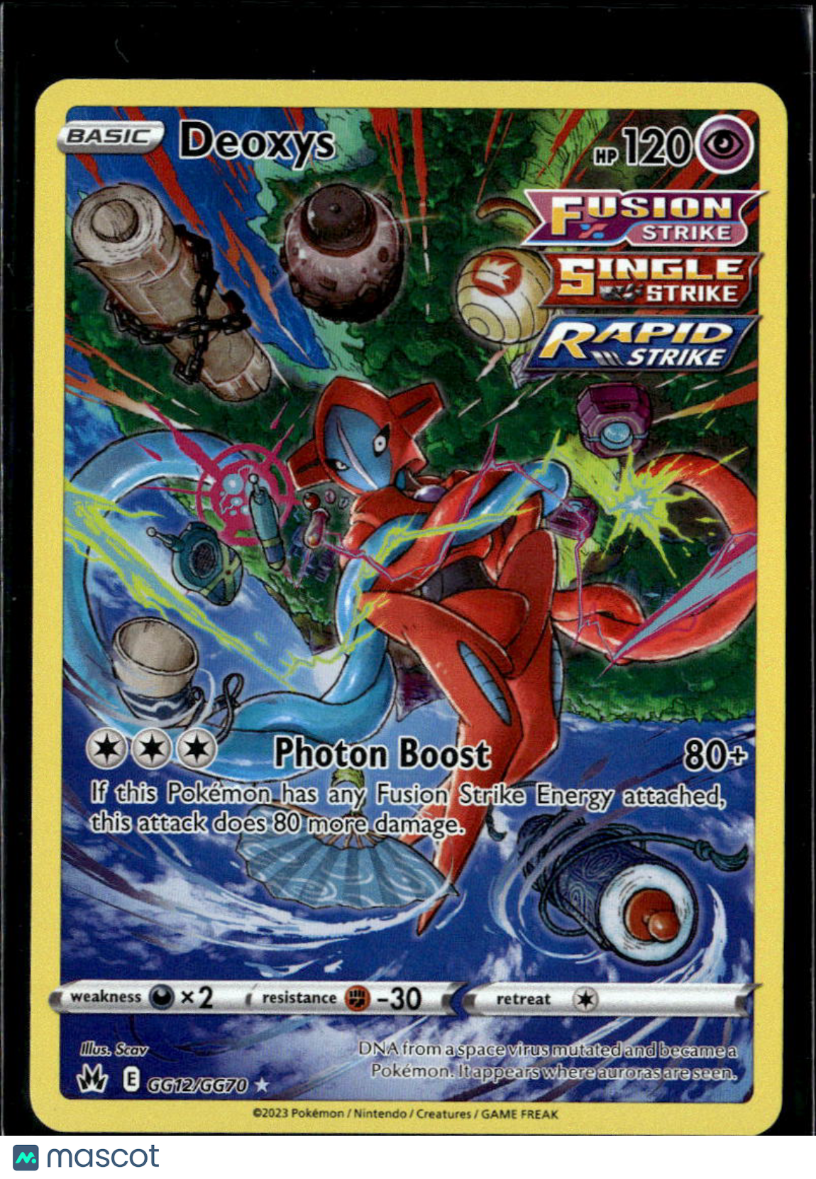 Deoxys 2023 Crown Zenith Holo Rare #GG12/GG70