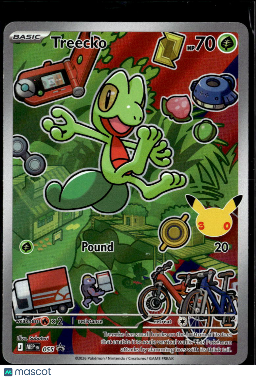 Treecko Mega Evolution Holo Black Star Promo #055