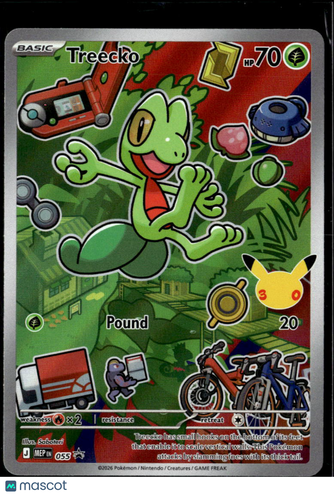 Treecko Mega Evolution Holo Black Star Promo #055