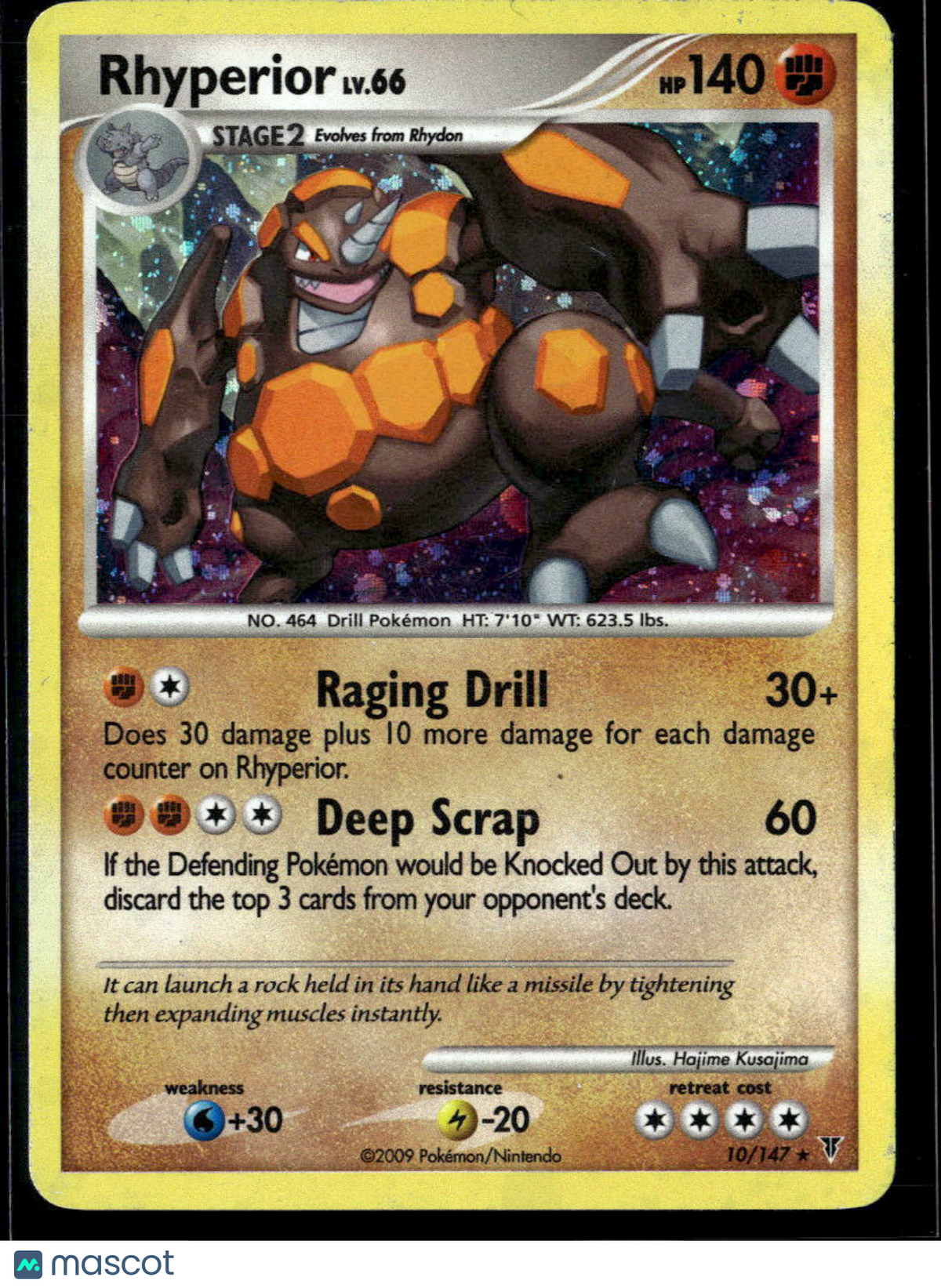 Rhyperior 2013 Platinum – Supreme Victors Holo Rare #10/147