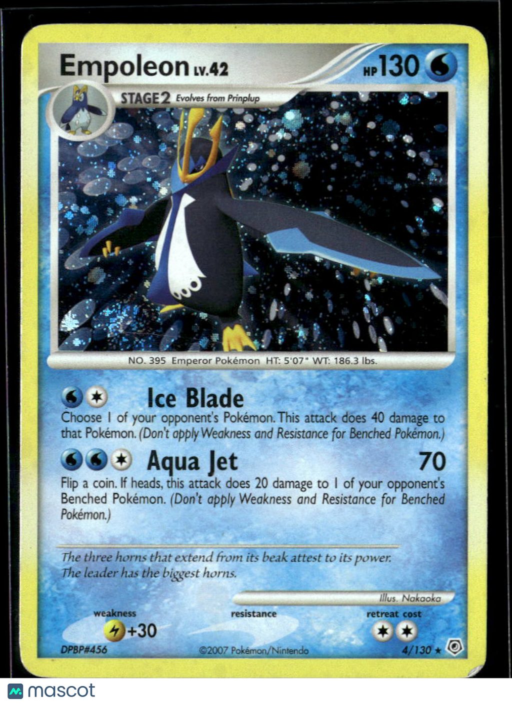 Empoleon 2010 Diamond & Pearl Holo Rare #4/130