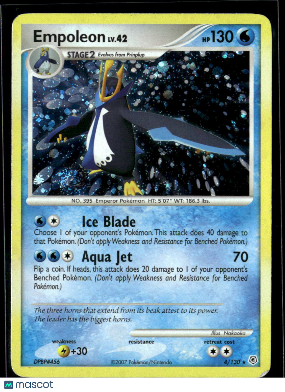 Empoleon 2010 Diamond & Pearl Holo Rare #4/130