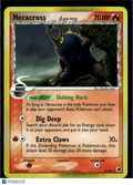 Heracross 2009 EX Dragon Frontiers Holo Rare #3/101