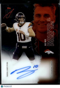 Bo Nix 2025 Topps Signature Class Crystal Auto Autograph Denver Broncos