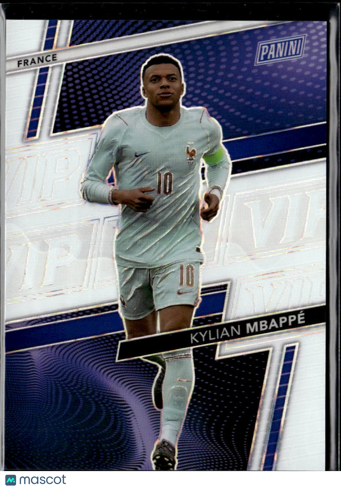 Kylian Mbappe 2026 Panini Prizm National VIP White Knight SSP SHORTPRINT France