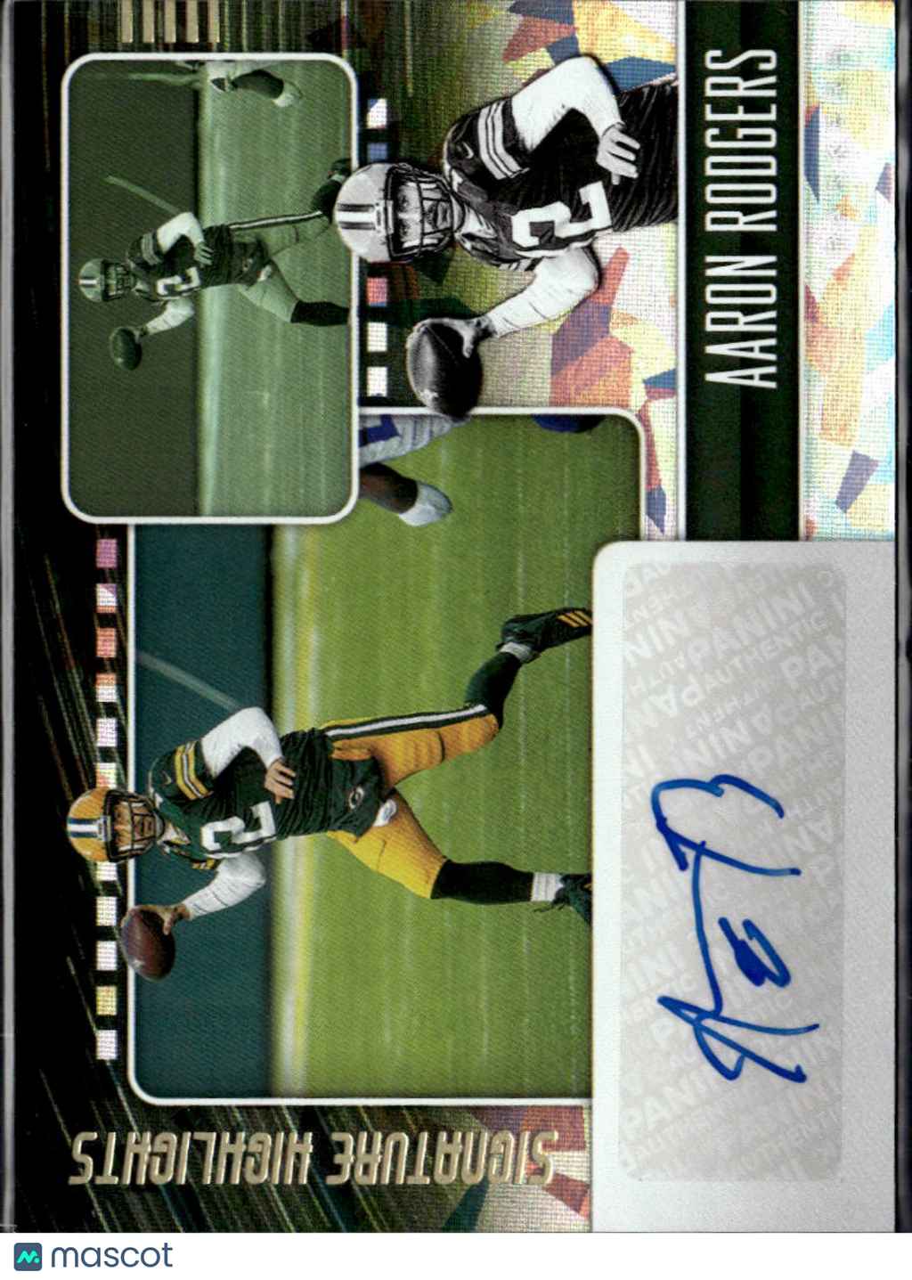 Aaron Rodgers 2021 Signature Highlights Auto Autograph Green Bay Packers