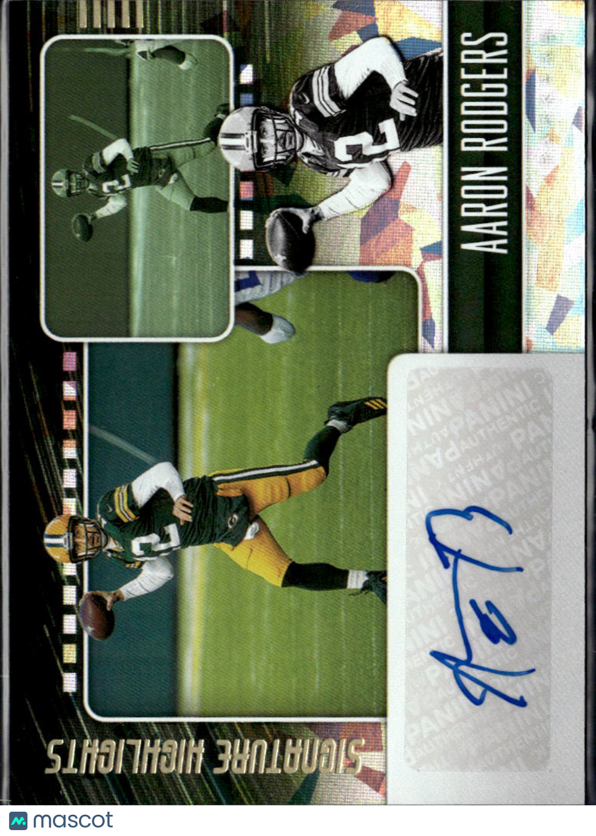Aaron Rodgers 2021 Signature Highlights Auto Autograph Green Bay Packers