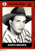 Garth Brooks 1991 Collegiate Collection Rookie RC Oklahoma State OSU #87