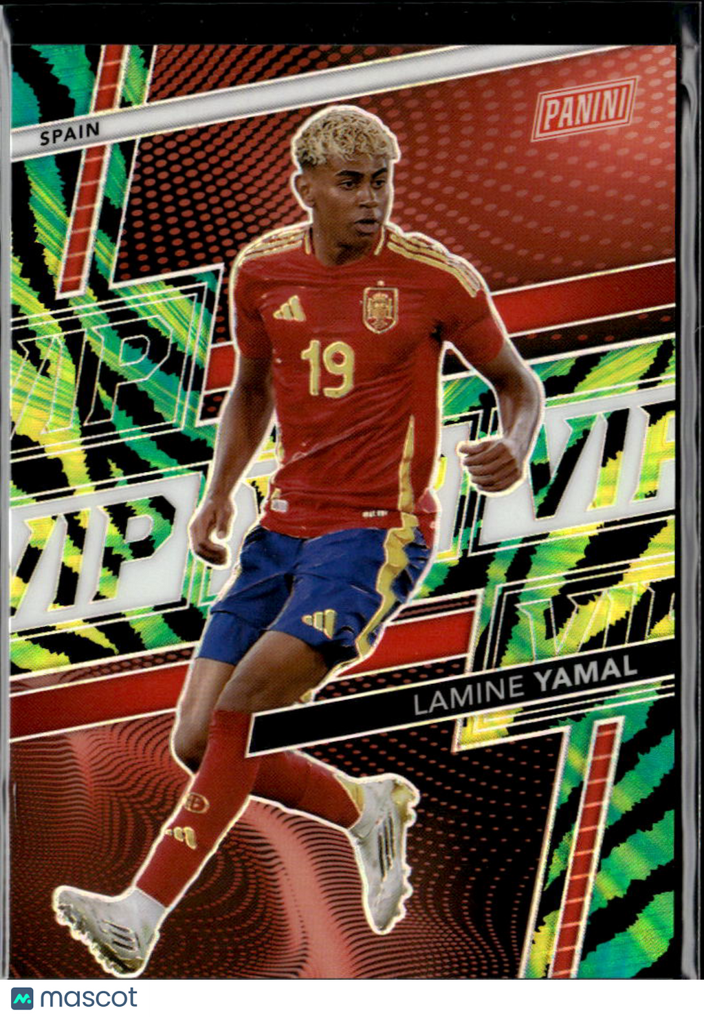 Lamine Yamal 2026 Panini Prizm VIP Baja Tiger SSP SHORTPRINT Spain