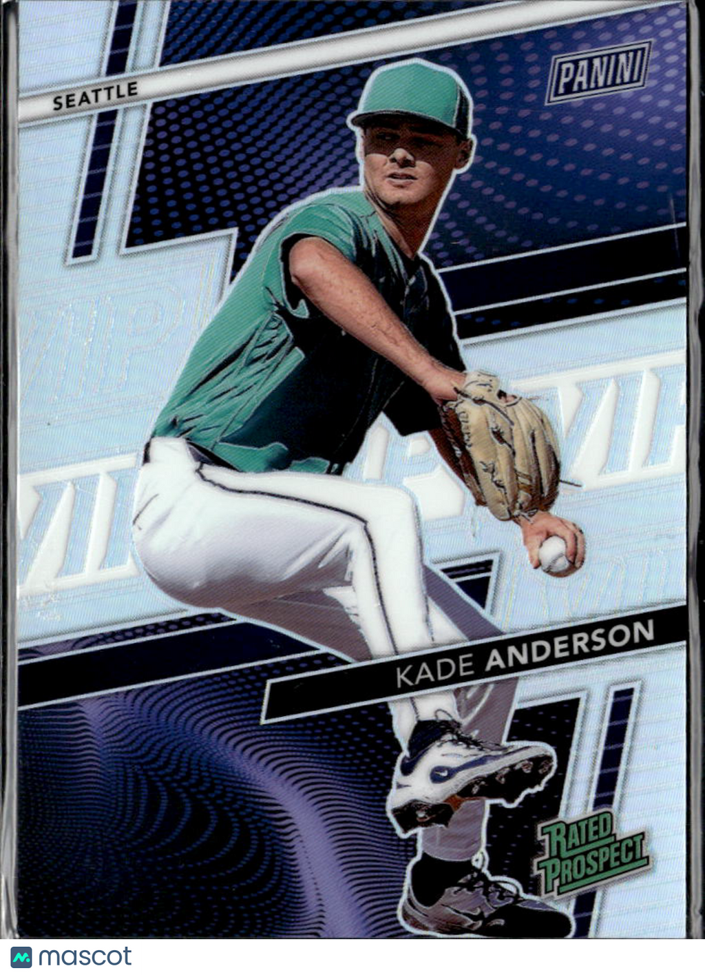 Kade Anderson 2026 Panini Prizm VIP Rated Prospect Silver Rookie RC Mariners