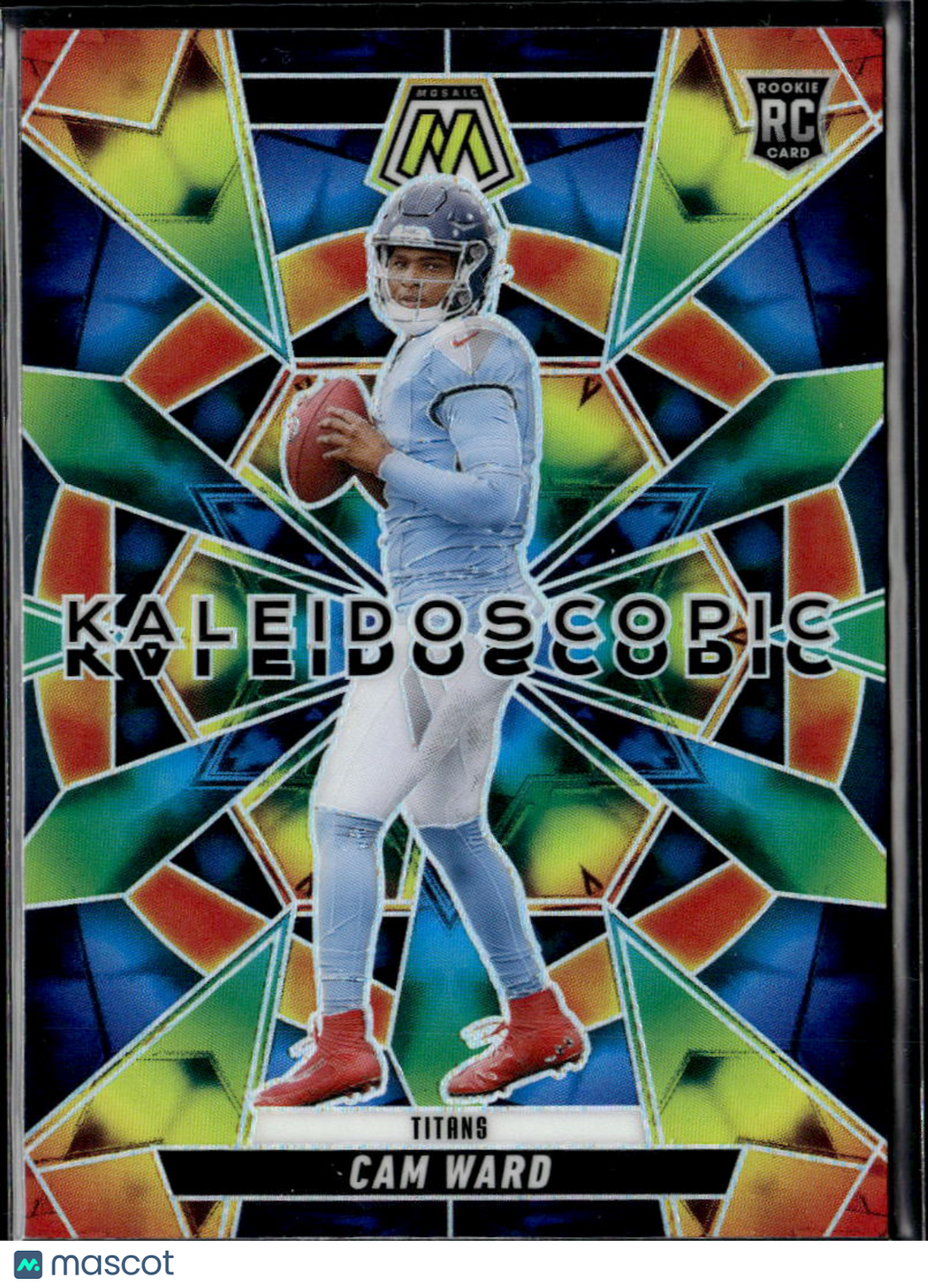 Cam Ward 2025 Mosaic Kaleidoscopic SSP CASE HIT Rookie RC Tennessee Titans