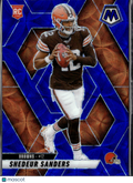 Shedeur Sanders 2025 Mosaic Blue Scope Prizm Rookie RC Cleveland Browns