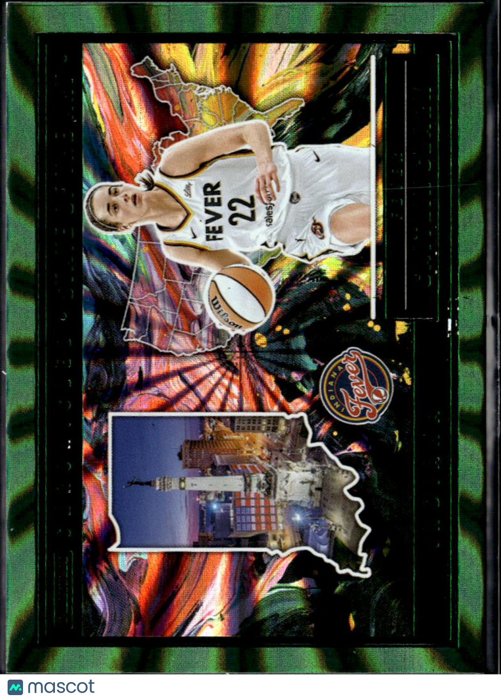 Caitlin Clark 2025 Chronicles State of the Art Green Indiana Fever