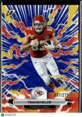 Travis Kelce 2026 Topps Resurgence Blue 77/275 Kansas City Chiefs