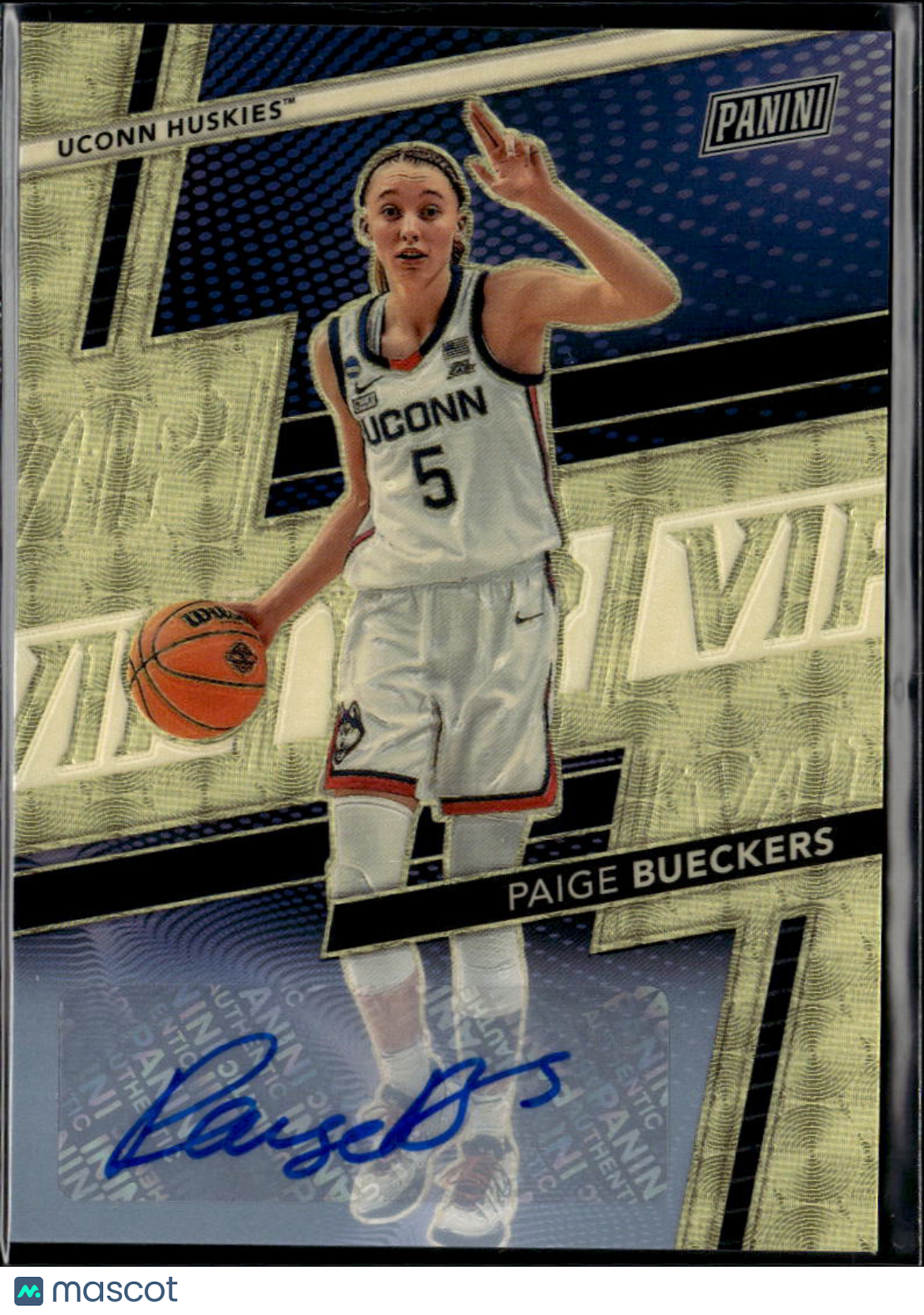 Paige Bueckers 2026 Prizm VIP The National GOLD VINYL Auto Autograph 1/1 UConn