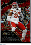 Felix Anudike-Uzomah 2023 Select Red Disco Prizm RC 29/49 Kansas City Chiefs