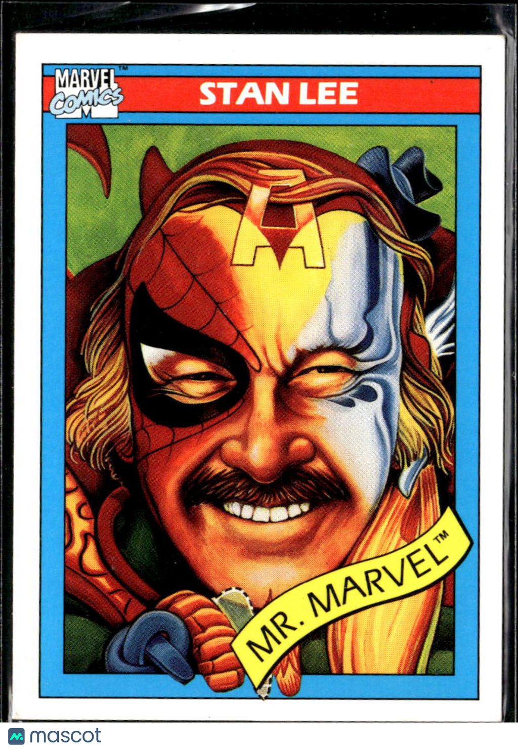 Stan Lee Mr. Marvel 1990 Impel Marvel Universe Series 1 Rookie RC #161