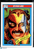 Stan Lee Mr. Marvel 1990 Impel Marvel Universe Series 1 Rookie RC #161