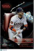 Jeremy Peña 2026 Topps Chrome Black Orange Refractor 13/25 Houston Astros