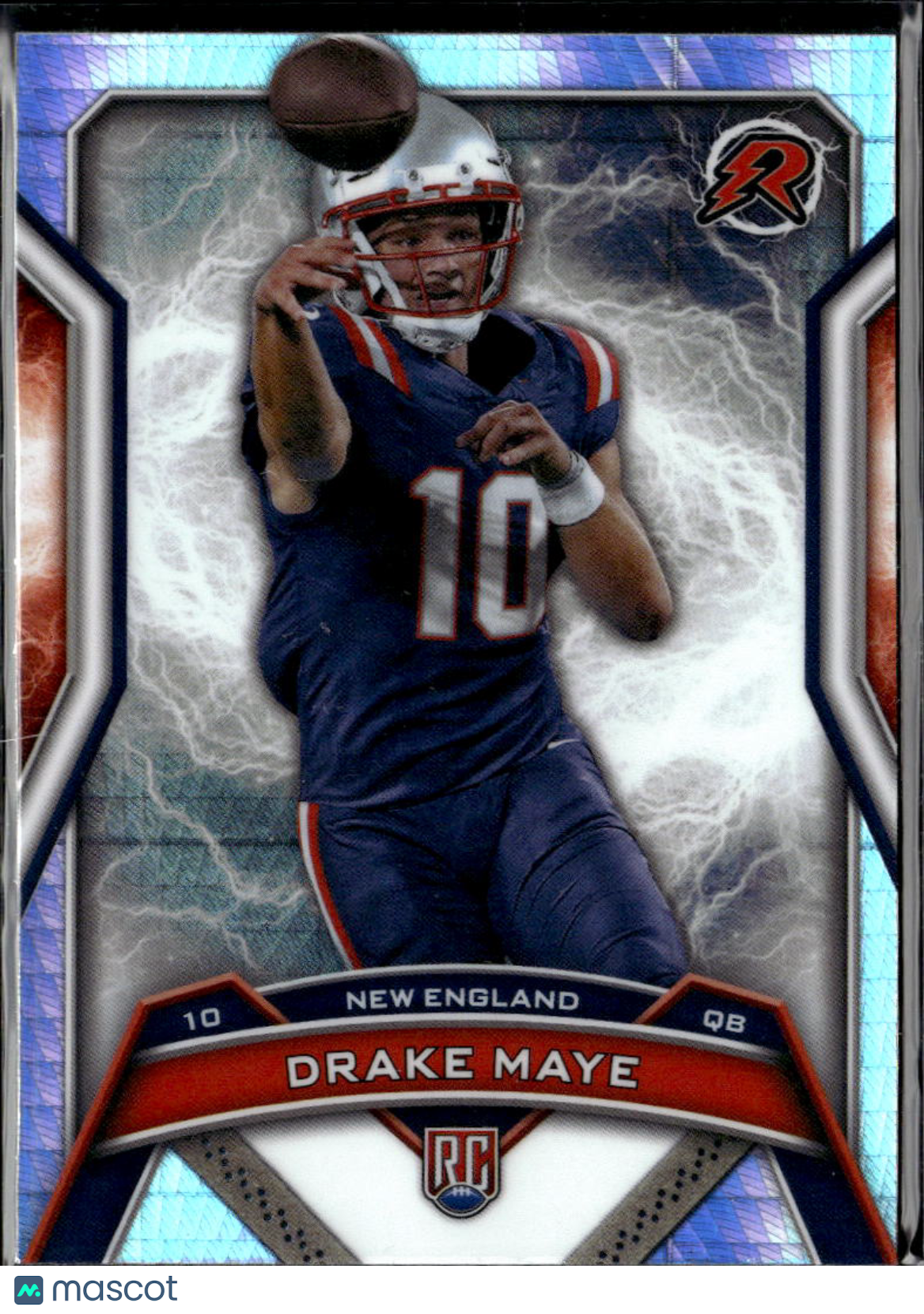 Drake Maye 2025 Topps Resurgence Prism Refractor Rookie RC New England Patriots