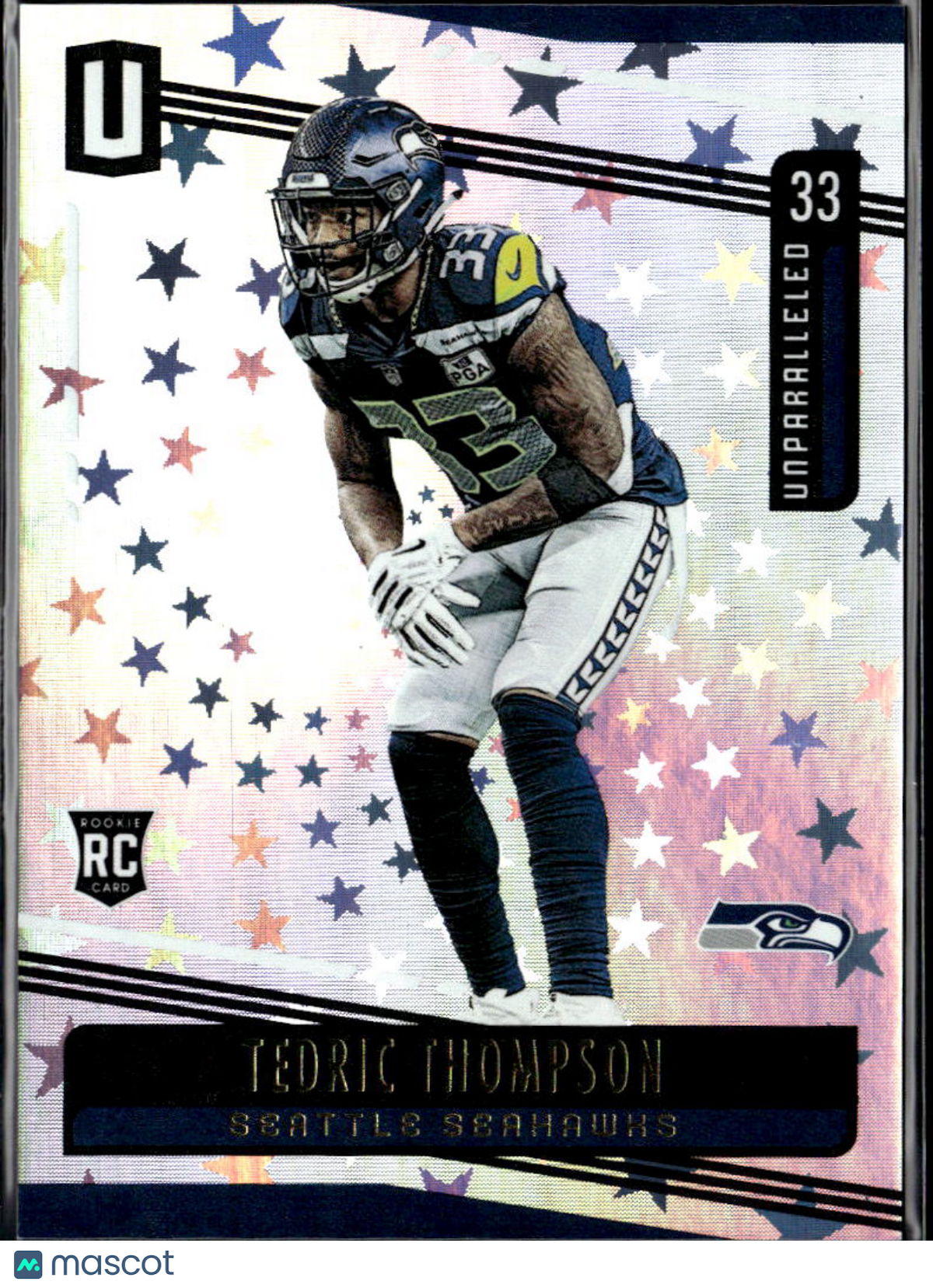 Tedric Thompson 2019 Unparalleled RC Astral 158/200 Seattle Seahawks