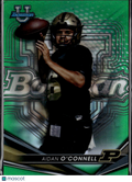 Aidan O'Connell 2022 Bowman University Green RC /99 Purdue Raiders