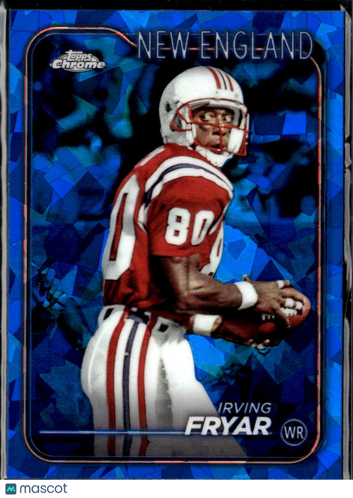 Irving Fryar 2024 Topps Chrome Blue Sapphire Refractor New England Patriots