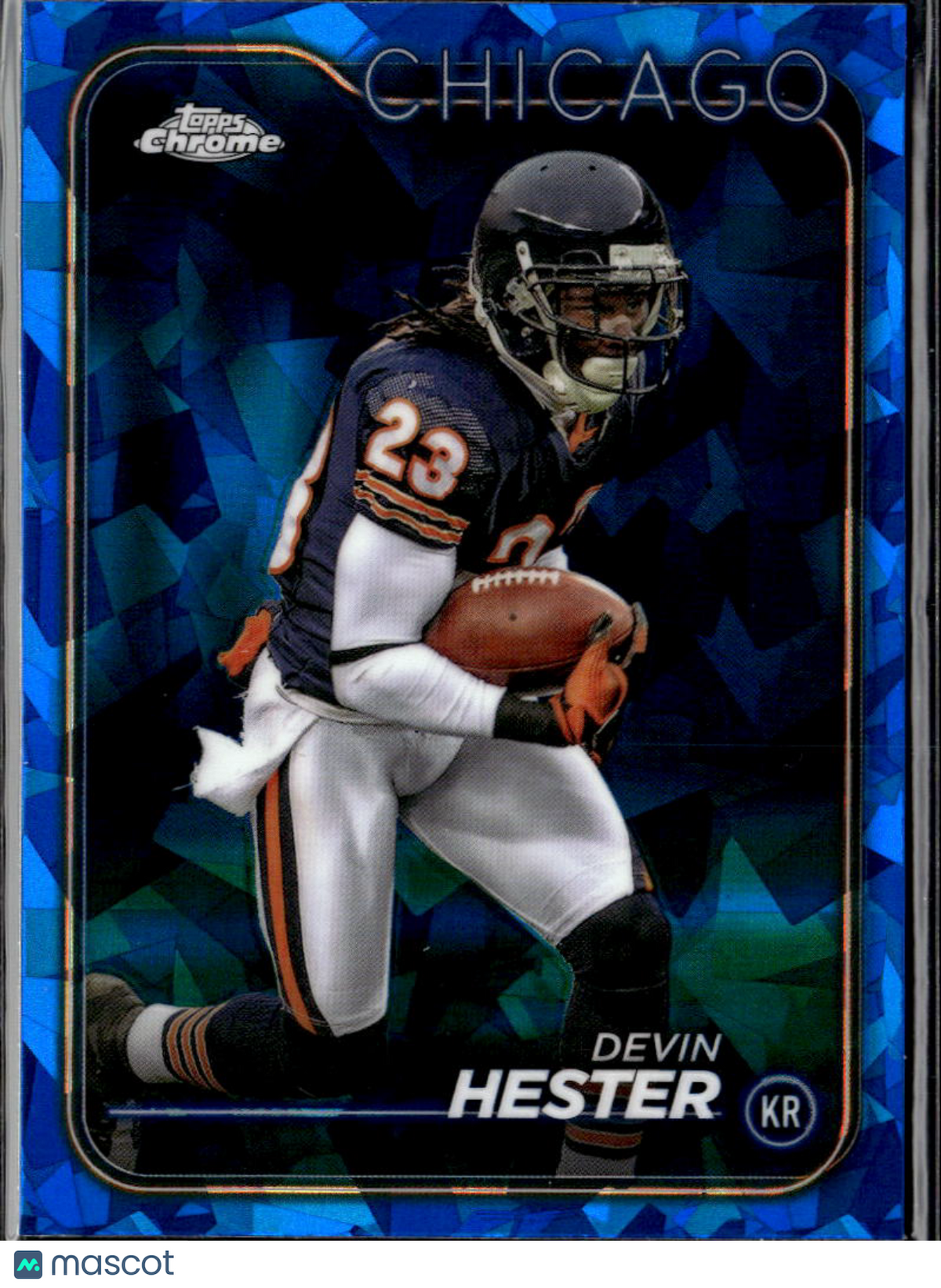 Devin Hester 2024 Topps Chrome Blue Sapphire Chicago Bears