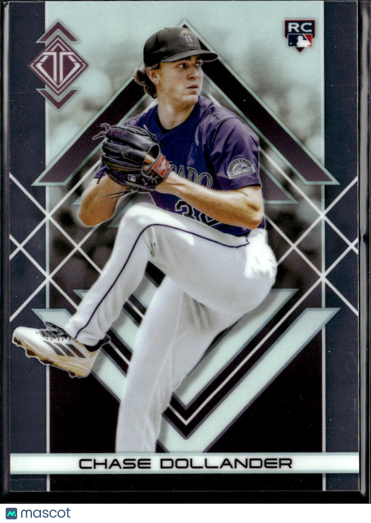 Chase Dollander 2025 Topps Transcendent RC Colorado Rockies
