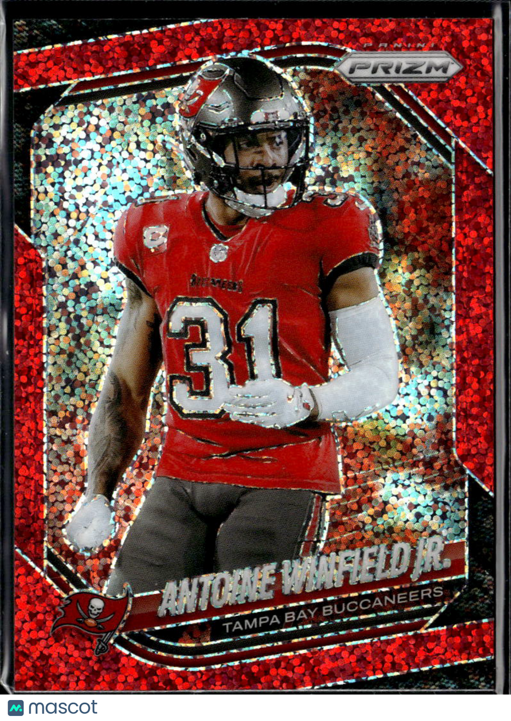 Antoine Winfield Jr. 2025 Prizm Red Sparkle Prizm SSP Tampa Bay Buccaneers