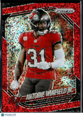 Antoine Winfield Jr. 2025 Prizm Red Sparkle Prizm SSP Tampa Bay Buccaneers