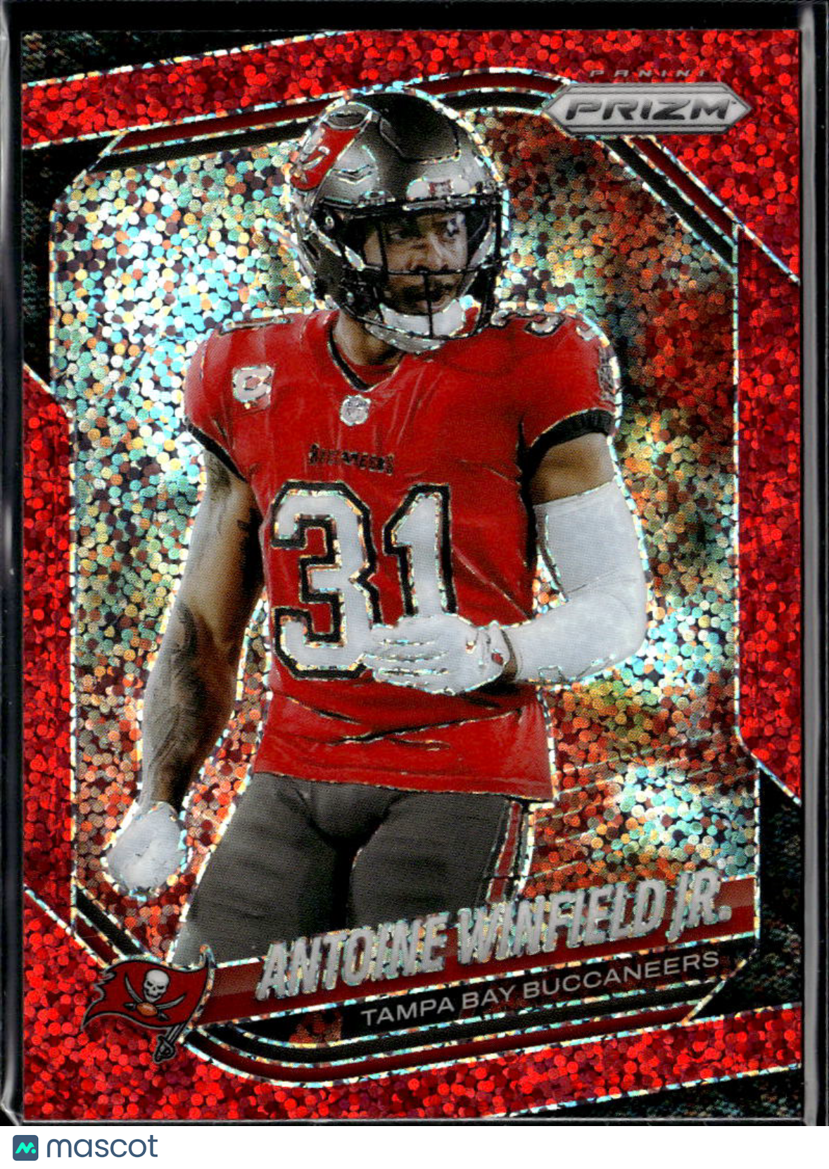 Antoine Winfield Jr. 2025 Prizm Red Sparkle Prizm SSP Tampa Bay Buccaneers