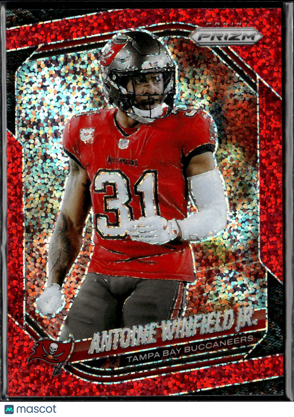 Antoine Winfield Jr. 2025 Prizm Red Sparkle Prizm SSP Tampa Bay Buccaneers