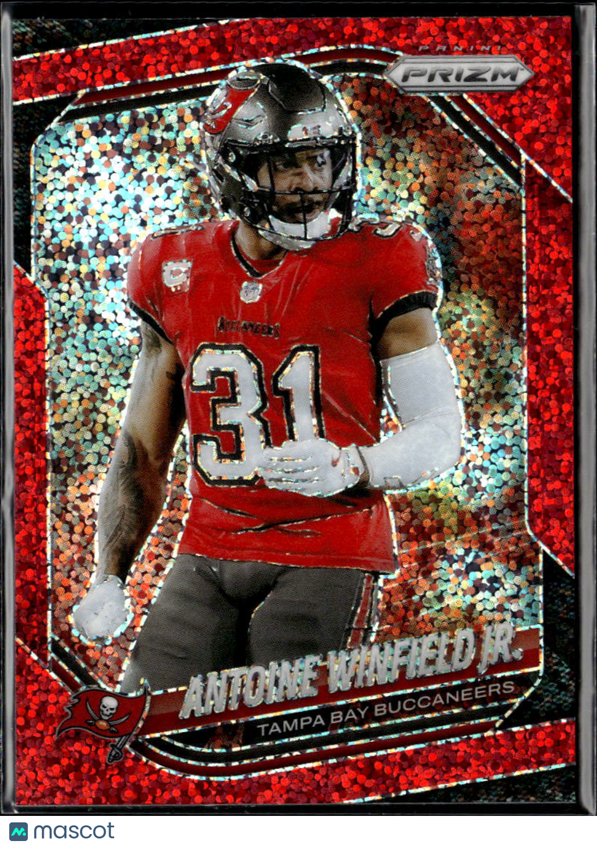 Antoine Winfield Jr. 2025 Prizm Red Sparkle Prizm SSP Tampa Bay Buccaneers